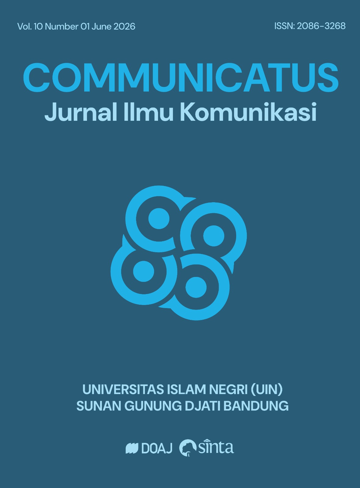 					View Vol. 10 No. 1 (2026): Communicatus: Jurnal Ilmu Komunikasi
				