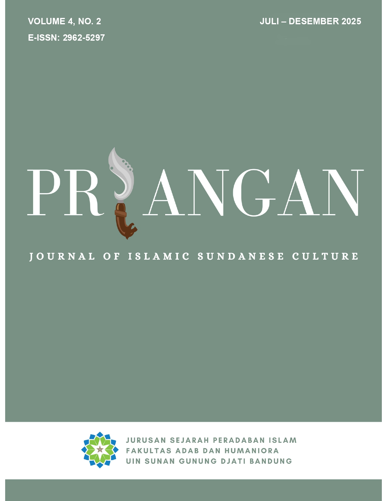 					View Vol. 4 No. 2 (2025): Priangan: Journal of Islamic Sundanese Culture
				