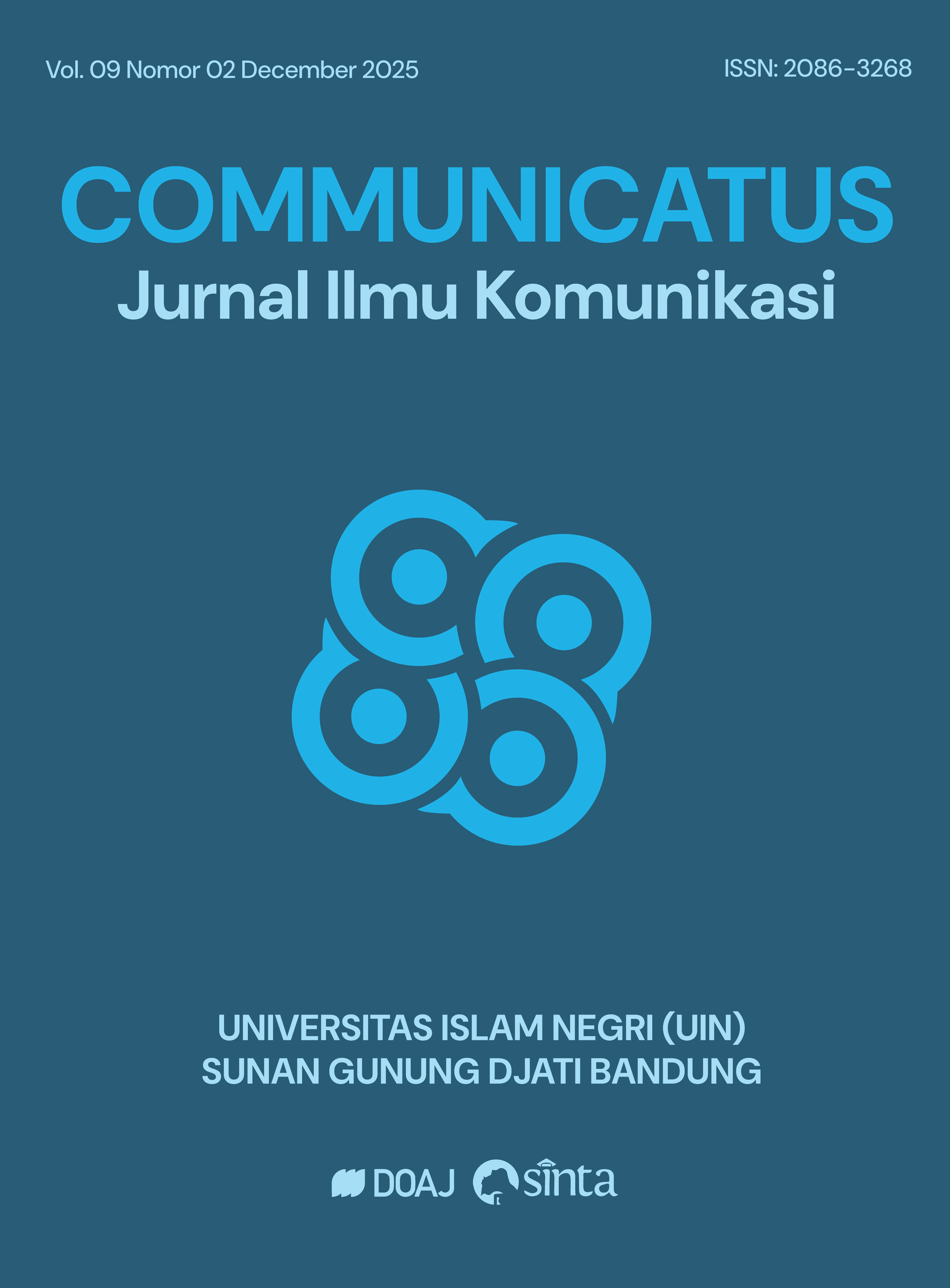 					View Vol. 9 No. 2. December (2025): Communicatus: Jurnal Ilmu Komunikasi
				