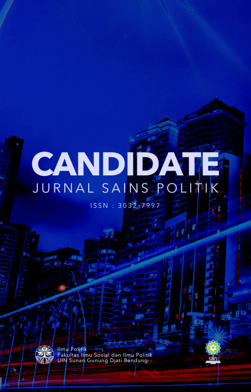					View Vol. 3 No. 1 (2025): Candidate : Jurnal Sains Politik
				