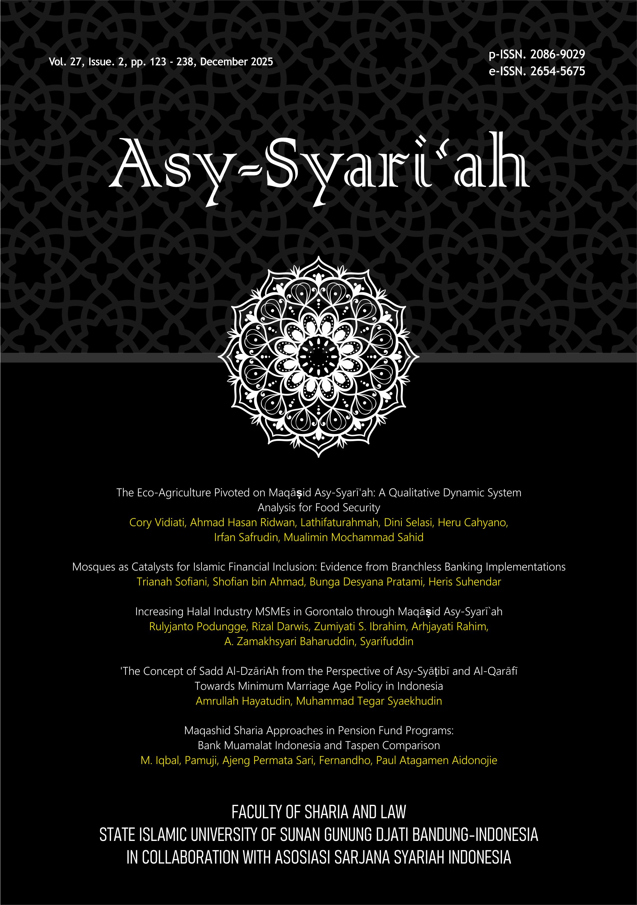 					View Vol. 27 No. 2 (2025): Asy-Syari'ah
				