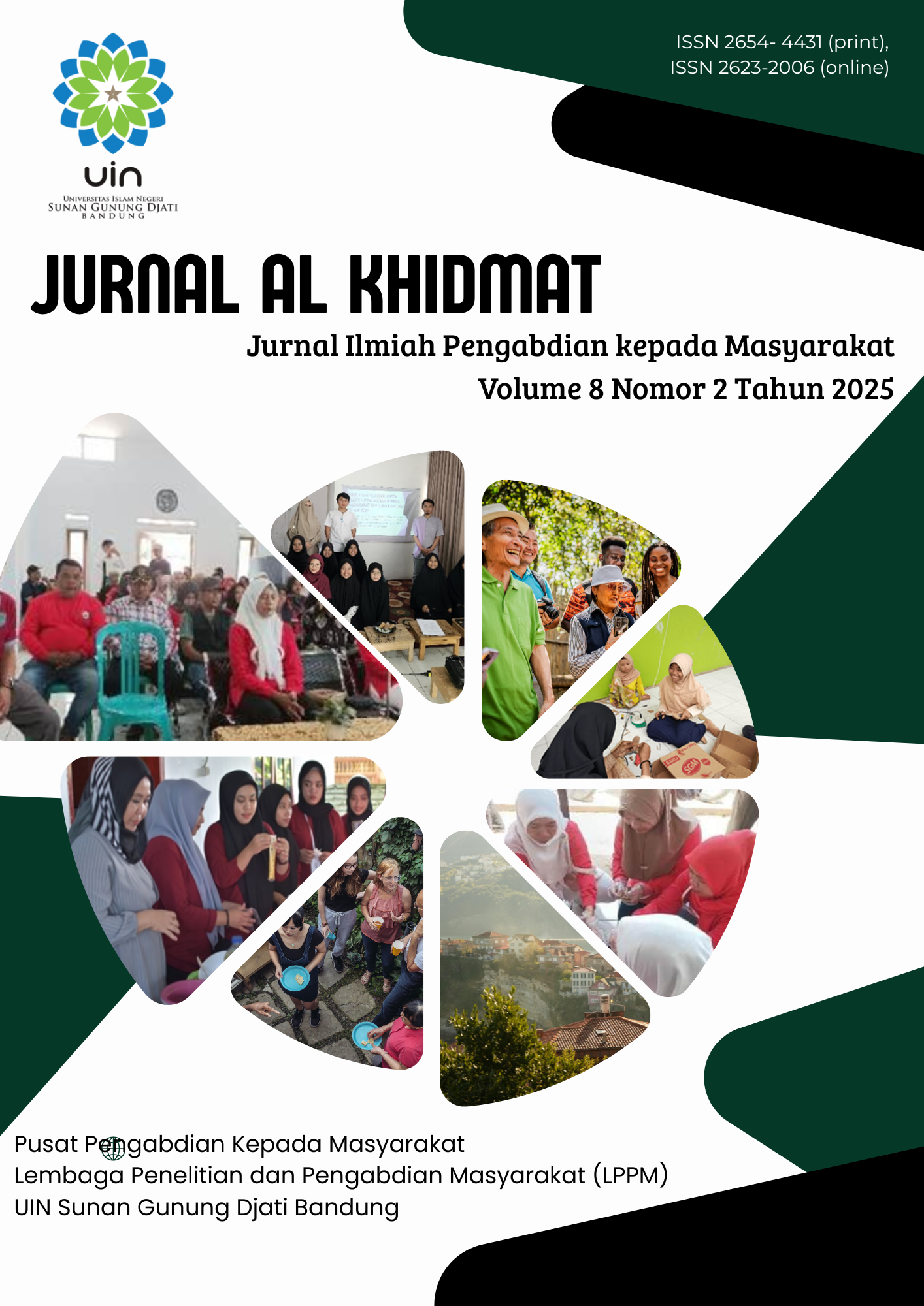 					View Vol. 8 No. 2 (2025): Jurnal Al-Khidmat : Jurnal Ilmiah Pengabdian Kepada Masyarakat
				