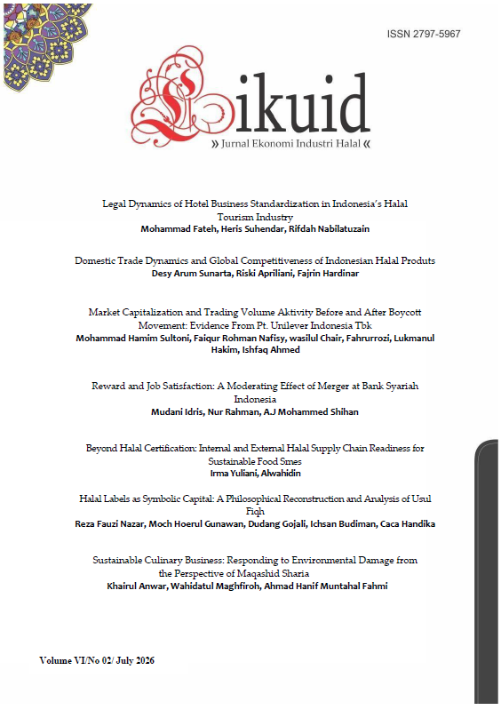 					View Vol. 6 No. 2 (2026): LIKUID: Jurnal Ekonomi Industri Halal
				